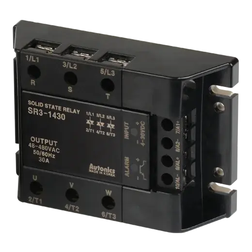 Трехфазные твердотельные реле 380 В Autonics SR3-1430