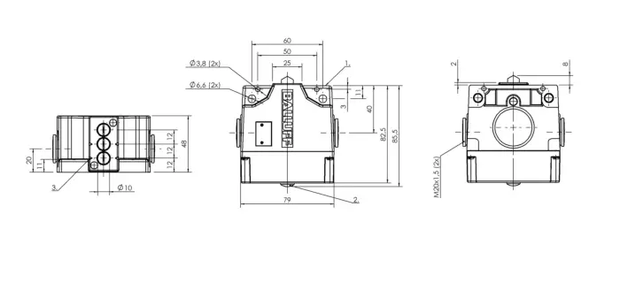 Блочные кулачковые выключатели Balluff BNS0483