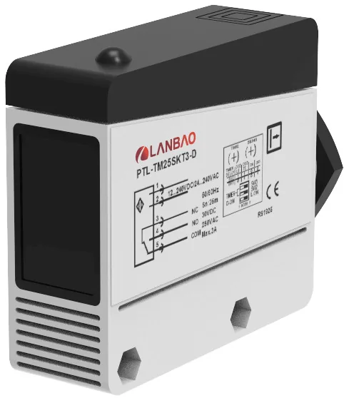 Оптические диффузные датчики LANBAO PTL-BC80DPRT3-D