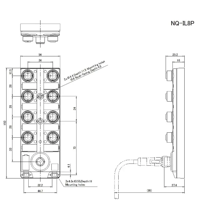 Модули IO-Link KEYENCE NQ-IL8P