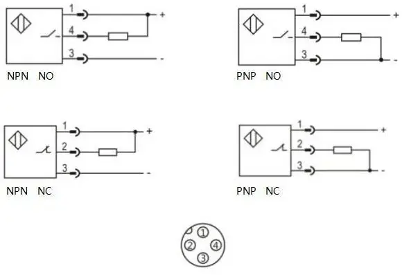 Индуктивные датчики LANBAO LR12XCF02DPOQ-E2