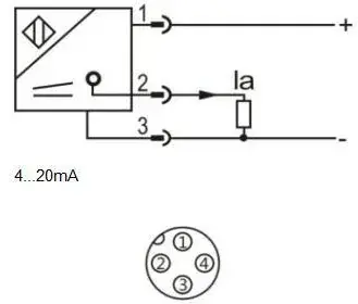 Индуктивные датчики расстояния LANBAO LR12XCF02LI4M-E2