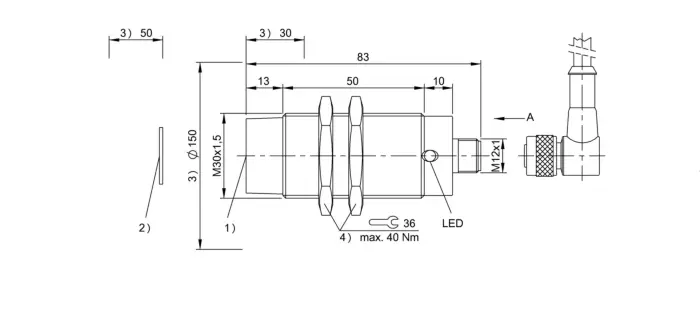 RFID считыватели меток Balluff BIS0108
