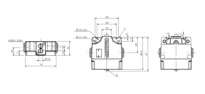 Блочные кулачковые выключатели Balluff BNS0270