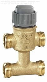 VSOF-415-1.6 3-х ход. лин-й клапан с байпасом, PN16, пл. упл., 1/2" (DN15), Kvs 1.6, 2.5мм, 2…120 °C