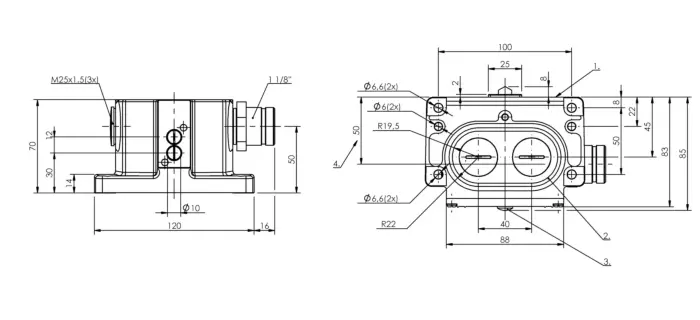 Блочные кулачковые выключатели Balluff BNS00A5