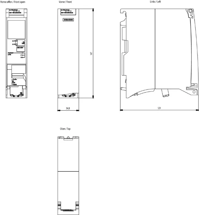 Интерфейсный модуль Siemens 6ES7155-5AA00-0AA0
