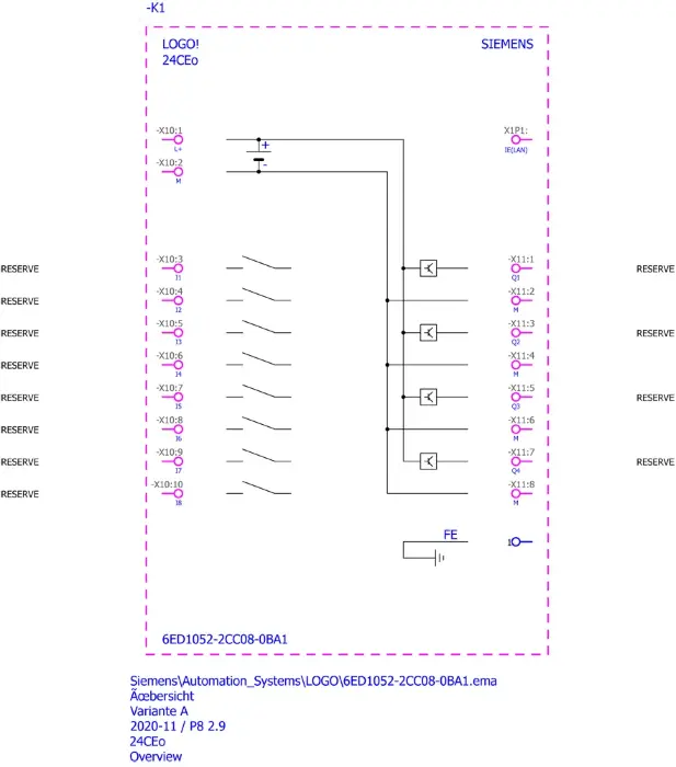 Логический модуль Siemens 6ED1052-2CC08-0BA1