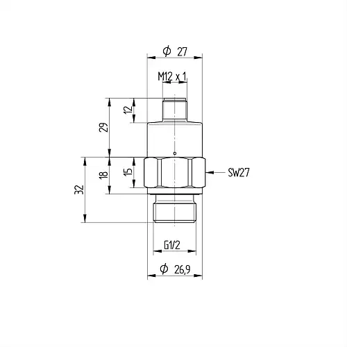 Аналоговые датчики давления 4-20 мА Wenglor FX5P202