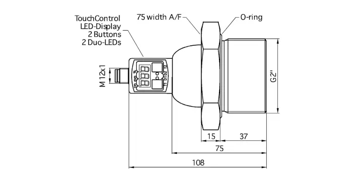 Датчики ультразвуковые с аналоговым выходом Microsonic hps+340/DIU/TC/E/G2