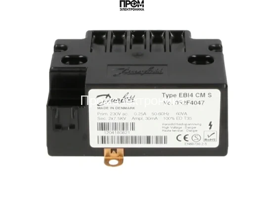 Трансформатор розжига Danfoss EBI4 CM S 052F4047