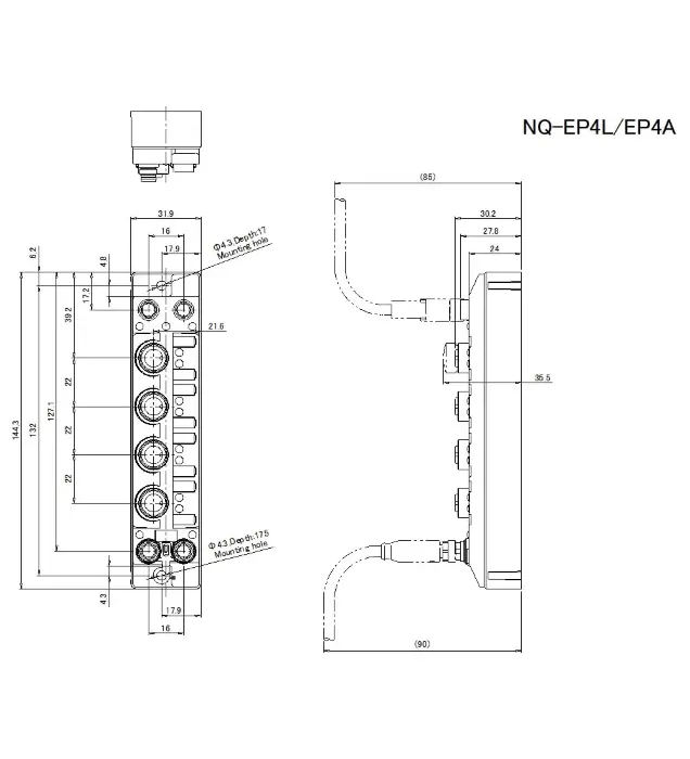 Модули IO-Link KEYENCE NQ-EP4L