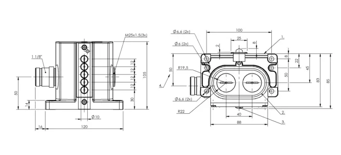Блочные кулачковые выключатели Balluff BNS041L