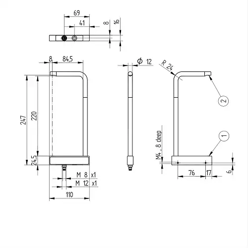 Вилочные датчики Wenglor P1HJ005