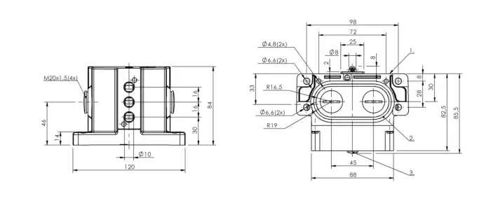 Блочные кулачковые выключатели Balluff BNS01JN