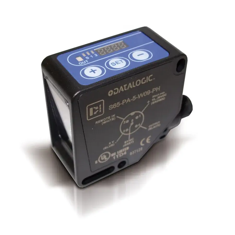 Датчики контрастных меток, датчики фотометки и контраста DATASENSING S65-PA-5-W09-PHZ