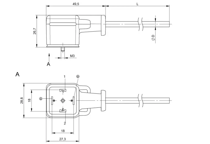 Разъемы для датчиков Balluff BCC04W1