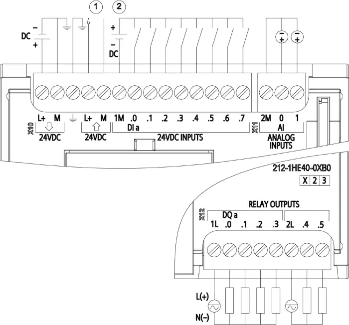 Компактный центральный процессор Siemens 6ES7212-1HE40-0XB0