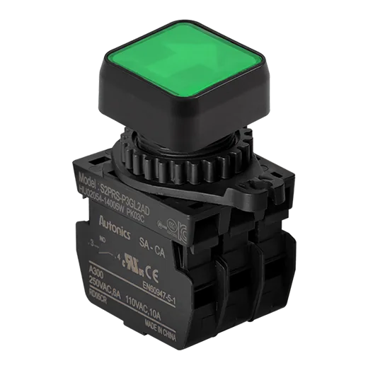 Пусковые кнопочные выключатели Autonics S2PRS-P3GL2AL