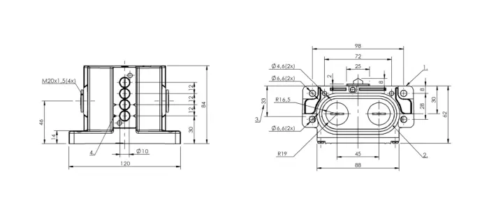Блочные кулачковые выключатели Balluff BNS01CR
