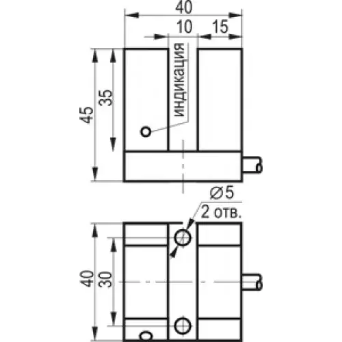 Индуктивные щелевые датчики ТЕКО ISN N3P-32N-10-LZ