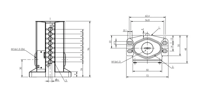 Блочные кулачковые выключатели Balluff BNS0549