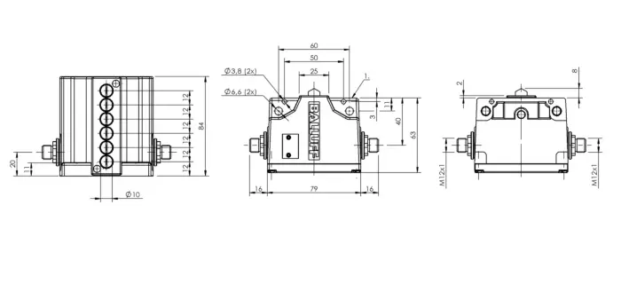 Блочные кулачковые выключатели Balluff BNS04YU