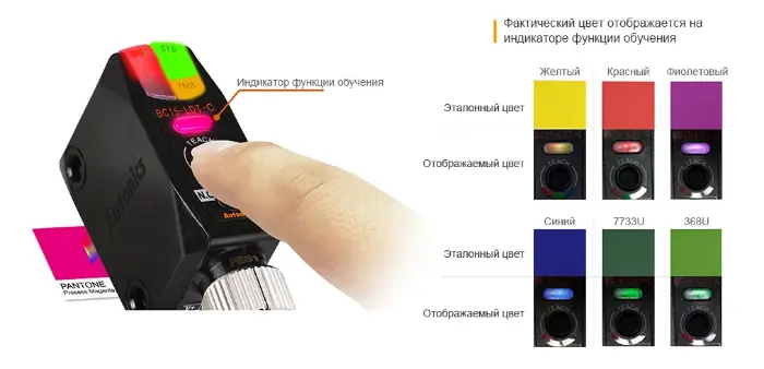 Оптические датчики цвета Autonics BC15-LDT-C