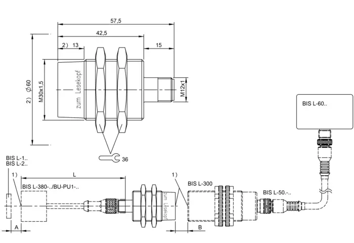 RFID Антенны Balluff BIS00K1