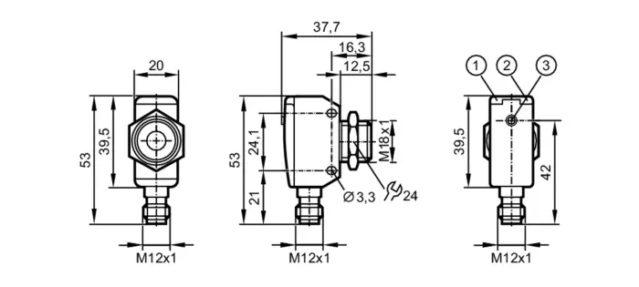 Датчики ультразвуковые с аналоговым выходом IFM Electronic UGT583