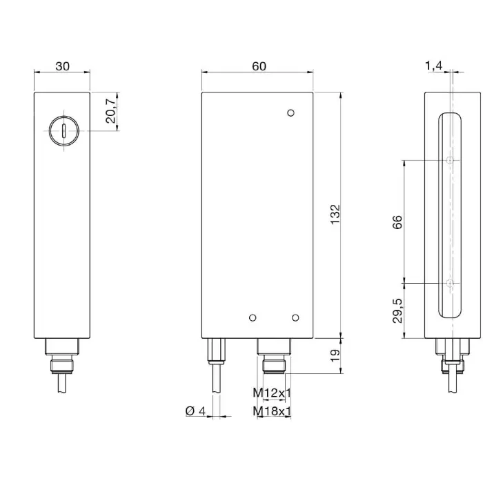 Световые барьеры Micro Detectors BX80S/10-1HDA