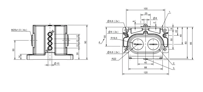 Блочные кулачковые выключатели Balluff BNS04T6