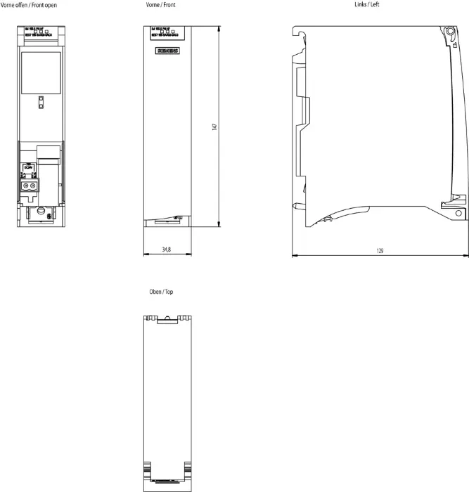 Интерфейсный модуль Siemens 6ES7155-5AA00-0AC0