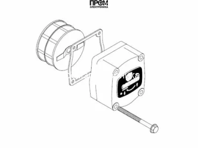 Крышка насоса Suntec AJ, в комплекте