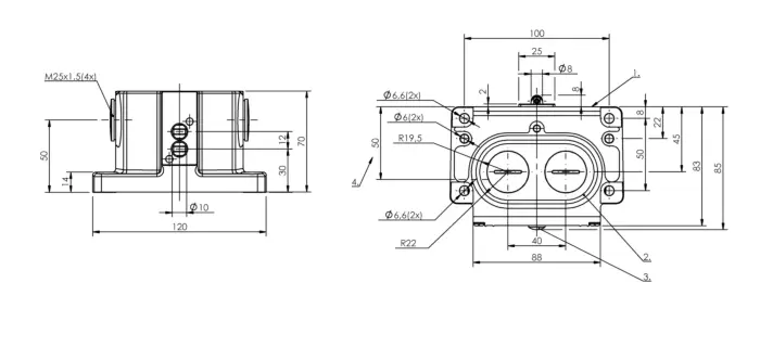 Блочные кулачковые выключатели Balluff BNS00C4