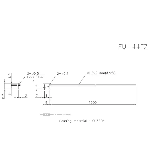 Оптоволоконные кабели для датчиков KEYENCE FU-44TZ
