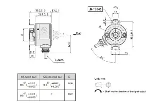 Энкодеры инкрементальные LANBAO ENI38KB6-6E100H-T2