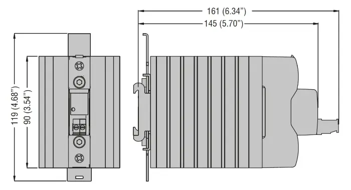 Однофазные твердотельные реле 380 В Lovato Electric HS1C6HV060A230