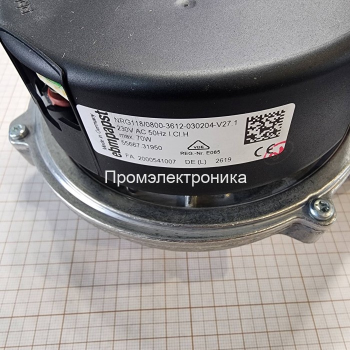 Вентилятор Ebmpapst NRG118/0800-3612-030204, 55667.31160