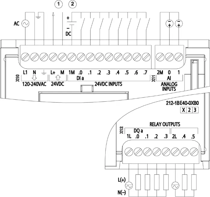 Компактный центральный процессор Siemens 6ES7212-1BE40-0XB0