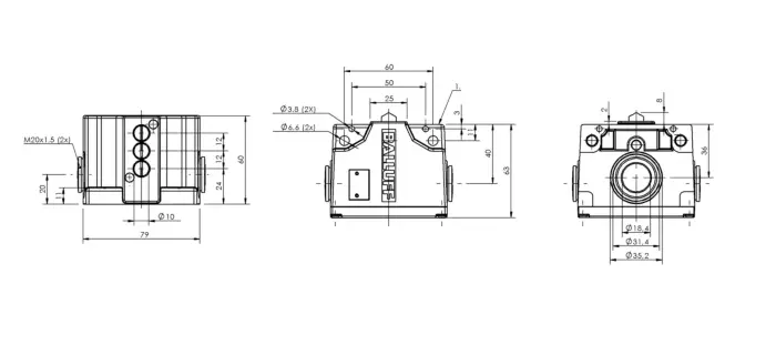 Блочные кулачковые выключатели Balluff BNS02CH