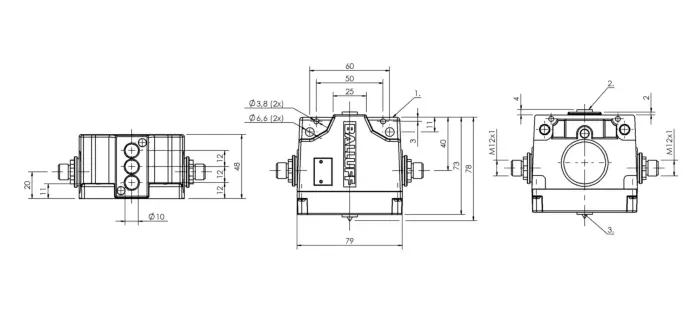 Блочные кулачковые выключатели Balluff BNS03F9