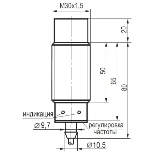 Датчики скорости и контроля частоты вращения ТЕКО IV11N EF81A5-01G-15-L