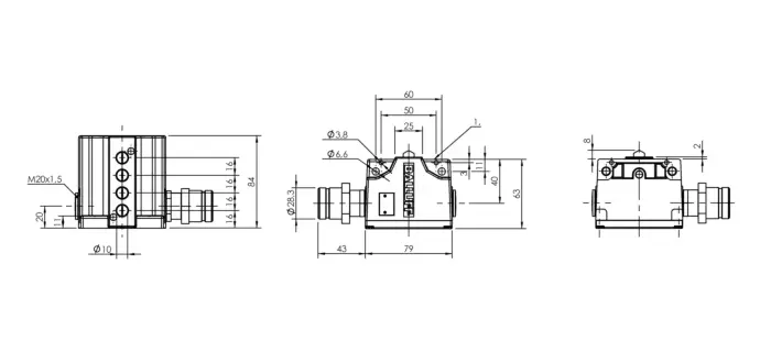 Блочные кулачковые выключатели Balluff BNS0461