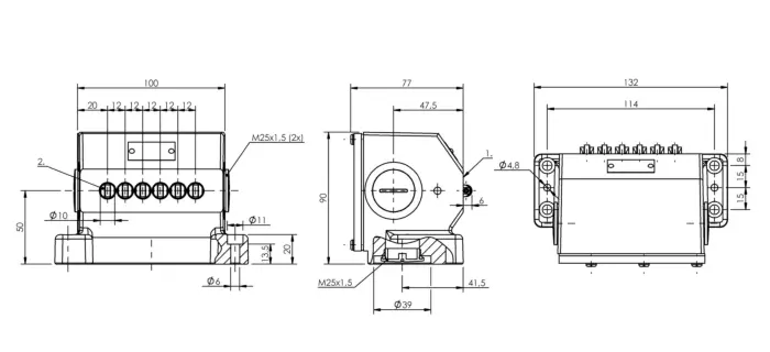 Блочные кулачковые выключатели Balluff BNS025W