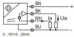 Индуктивные датчики расстояния LANBAO LR18XCN08LIUM