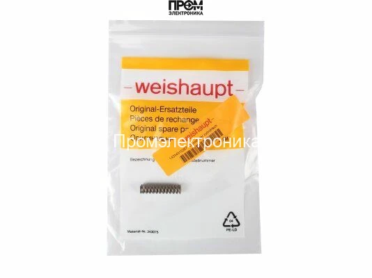 Пружина нажимная цилиндрическая Weishaupt 14334310267