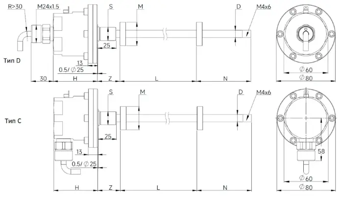 AMT Linear Position Sensor LPS2-FM10DS40300MSU05N1A110