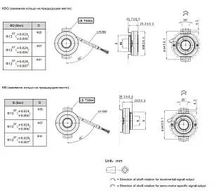 Энкодеры инкрементальные LANBAO ENI58KBQ12-3F4096J-T5