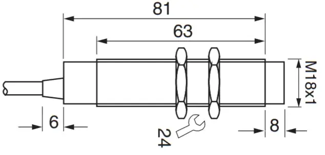 Индуктивные датчики расстояния EGE-Elektronik IGA 005 GI